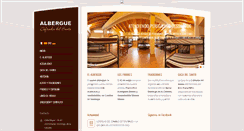 Desktop Screenshot of alberguecofradiadelsanto.com