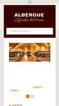 Mobile Screenshot of alberguecofradiadelsanto.com